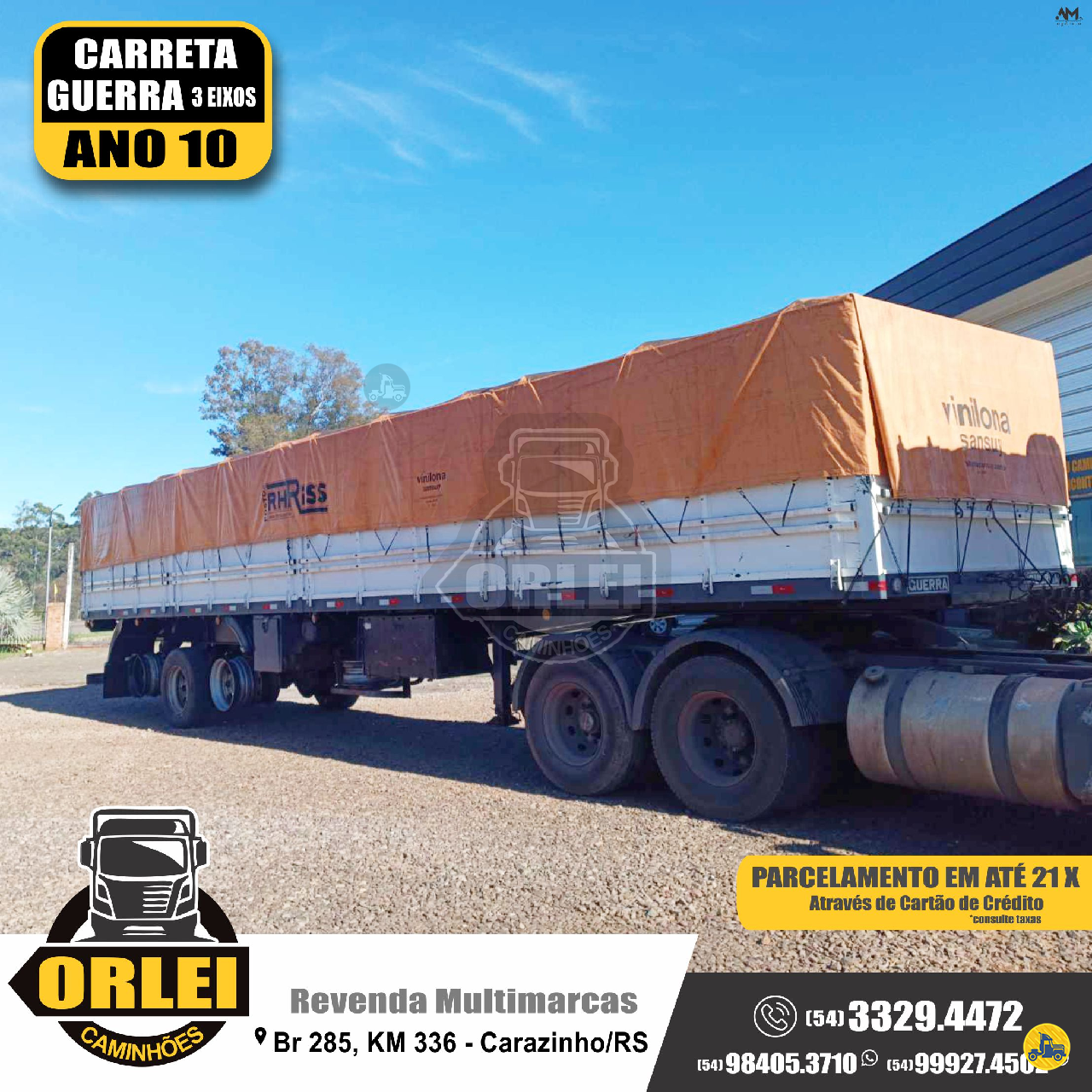 CARRETA SEMI-REBOQUE GRANELEIRO Orlei Caminhões CARAZINHO RIO GRANDE DO SUL RS